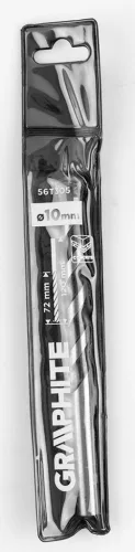 Graphite Betonfúró, hengeres szárú, élezett, 10x120mm