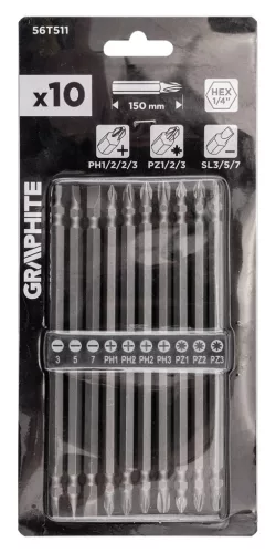 Graphite Csavarhúzó bitkészlet 150mm