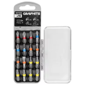 Graphite Csavarhúzó bitkészlet 25/50mm, műanyag tokban