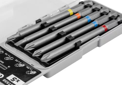 Graphite Csavarhúzó bitkészlet 100mm műanyag tokban