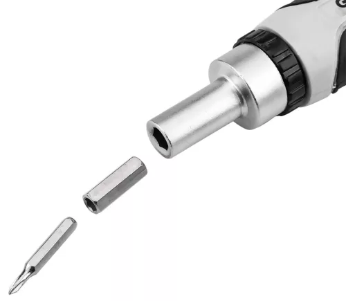 Graphite Bitfejes csavarhúzó készlet 115mm-es racsnis szárral, műanyag tokban