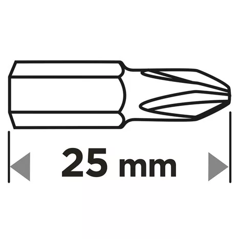 Graphite Csavarhúzó bitkészlet mágneses szárral, PH 0-3