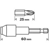 Graphite Csavarhúzó bitkészlet, mágneses szárral