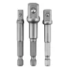 Graphite Adapterkészlet csavarbehajtókhoz, 1/4"-os szár, 1/4", 3/8", 1/2"