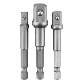   Graphite Adapterkészlet csavarbehajtókhoz, 1/4"-os szár, 1/4", 3/8", 1/2"