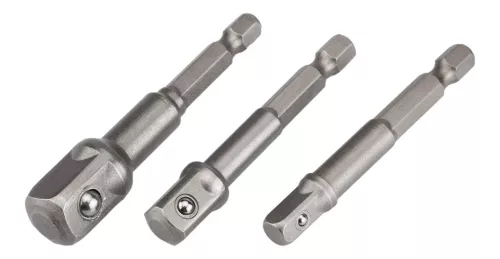 Graphite Adapterkészlet csavarbehajtókhoz, 1/4"-os szár, 1/4", 3/8", 1/2"