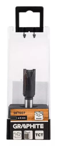 Graphite Felsőmaró kés, nútmaró, 12x25mm, 8mm szárral