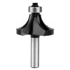 Graphite Felsőmaró kés, kerekítő, 38.1x19mm, 8mm szárral