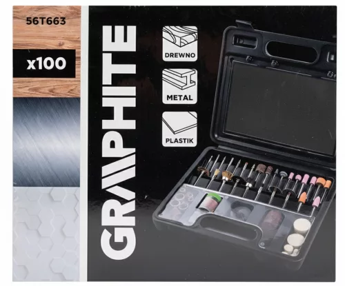 Graphite Tartozékkészlet minifúró és csiszológépekhez