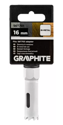 Graphite Körkivágó, Bi-Metal, 14mm