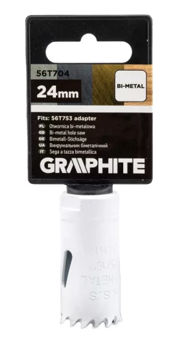 Graphite Körkivágó, Bi-Metal, 24mm