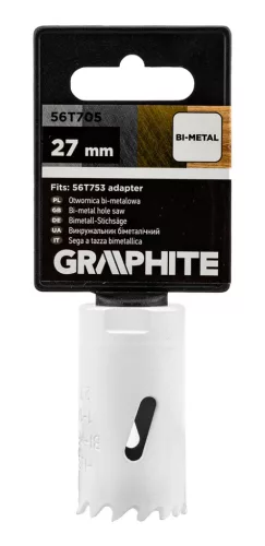 Graphite Körkivágó, Bi-Metal, 27mm