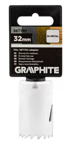 Graphite Körkivágó, Bi-Metal, 32mm