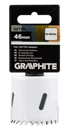 Graphite Körkivágó, Bi-Metal, 46mm