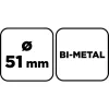 Graphite Körkivágó, Bi-Metal, 51mm