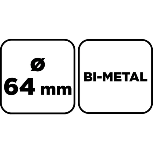 Graphite Körkivágó, Bi-Metal, 64mm