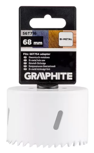 Graphite Körkivágó, Bi-Metal, 68mm
