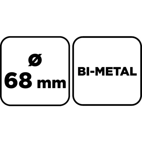 Graphite Körkivágó, Bi-Metal, 68mm