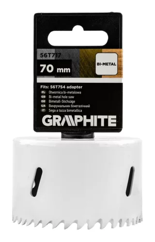 Graphite Körkivágó, Bi-Metal, 70mm