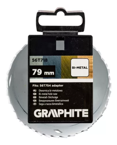Graphite Körkivágó, Bi-Metal, 79mm