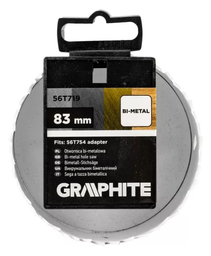 Graphite Körkivágó, Bi-Metal, 83mm