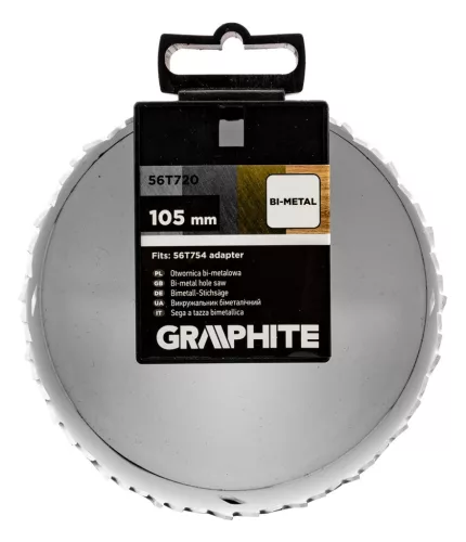 Graphite Körkivágó, Bi-Metal, 105mm