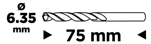 Graphite Központfúró Bi-Metál körkivágókhoz