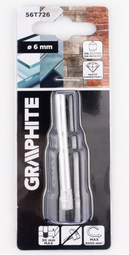 Graphite Gyémántfúró 6mm