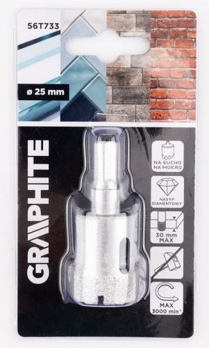 Graphite Gyémántfúró 25mm