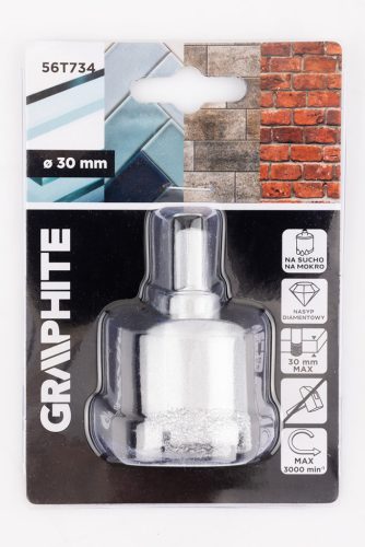 Graphite Gyémántfúró 30mm