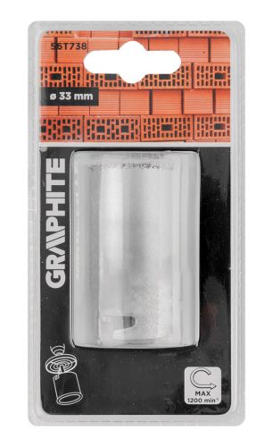 Graphite Körkivágó volfrámkarbid 33mm