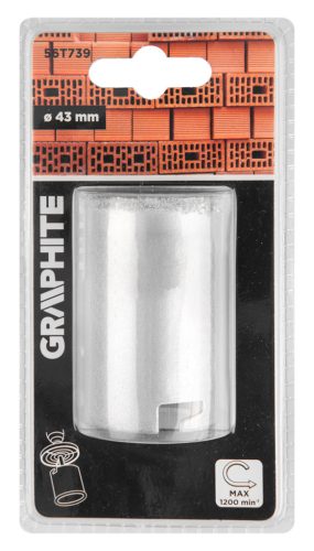 Graphite Körkivágó volfrámkarbid 43mm