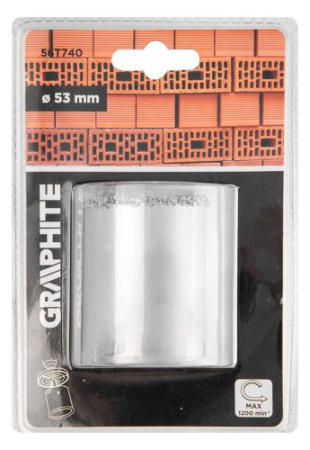 Graphite Körkivágó volfrámkarbid 53mm