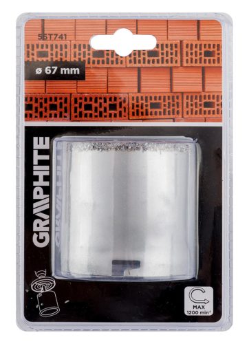 Graphite Körkivágó volfrámkarbid 67mm