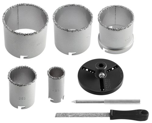 Graphite Korkivágó készlet, volfrámkarbid, 32-83mm, 8db