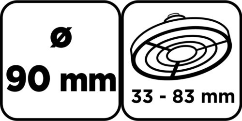 Graphite Befogótárcsa, volfrámkarbid körkivágókhoz