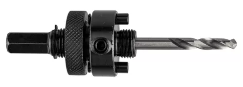 Graphite Központfúró befogóadapterrel, Bi-Metál körkivágókhoz, 32-152mm, hatszög szárral