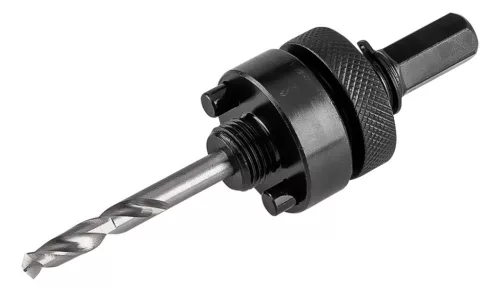 Graphite Központfúró befogóadapterrel, Bi-Metál körkivágókhoz, 32-152mm, hatszög szárral