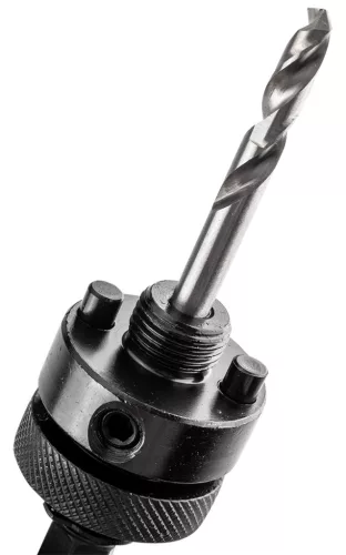 Graphite Központfúró befogóadapterrel, Bi-Metál körkivágókhoz, 32-152mm, hatszög szárral