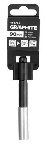Graphite Toldószár behajtószár, 1/4"-os csavarhúzó bitekhez, SDS-Plus befogószárral