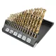 Neo Tools Csigafúró készlet HSS Titán bevonattal 1-10mm