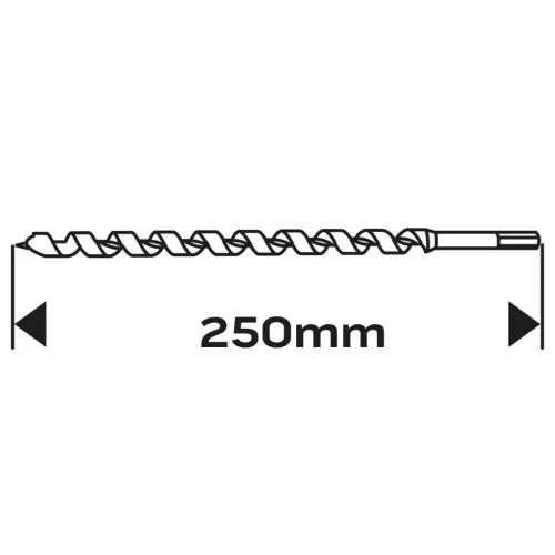 Neo Tools Fafúró spirál 12x250mm