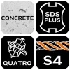 Neo Tools Betonfúró SDS PLUS 9x260mm, S4 type, 4 élű hegy