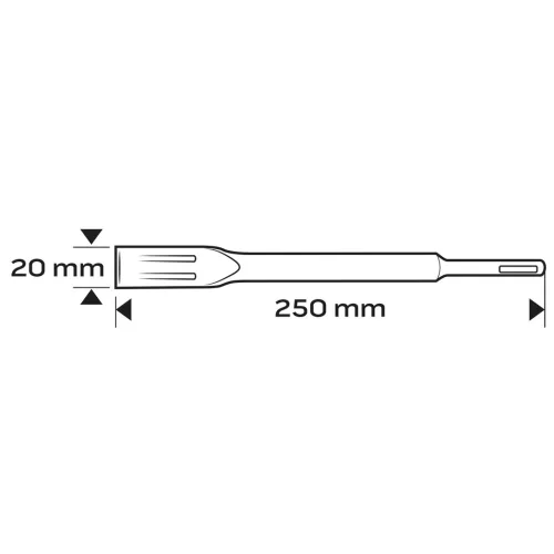 Neo Tools Laposvéső SDS PLUS 20x250mm