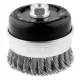 Neo Tools Drótkorong, fazékkefe, sodrott, 65mm, M14