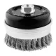 Neo Tools Drótkorong, fazékkefe sodrott 100mm M14