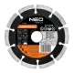 Neo Tools Gyémánt vágókorong 125mm szegmenses lézer hegesztett, 8mm szegmens