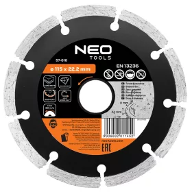 Neo Tools Gyémánt vágókorong 115mm szegmenses