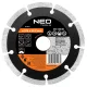 Neo Tools Gyémánt vágókorong 125mm szegmenses