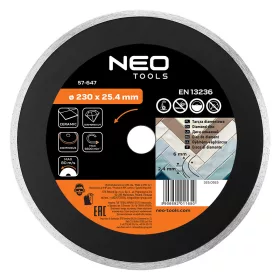   Neo Tools Gyémánt vágókorong 230mm vizes, 59G891 csempevágóhoz